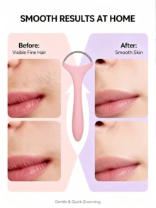Painless Facial Hair Remover, Portable Spring Roller Epilator, Spring-Type Hair Removal Tool, Lightweight Hair Removal Device, Suitable For Men And Women, Stainless Steel Spring - Multicolor - View 4