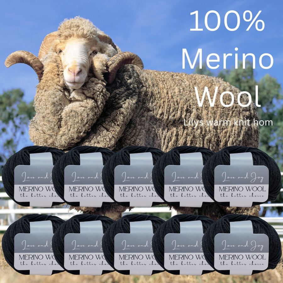 10pcs Luxury Merino Yarn, Soft And Breathable, Multiple Colors Available, For Hand Knitting Sweaters, Coats, Blankets And Other Home Decor, Handicrafts - Multicolor - View 1