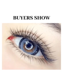 XIUSUZAKI 12-Row 3D W-Shaped Triple-Core False Eyelashes, Fine Faux Mink Hair, C/D Curl, DIY Single Cluster Lashes, Natural & Lightweight, Anime Style Design, Suitable For Daily Wear, Parties, Cosplay - View 10