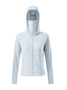 CAMEL CROWN Sun Protection Jacket, Cool & Breathable Original Yarn Outdoor Slim Fit, Quick Dry Coat - Light Blue - View 4