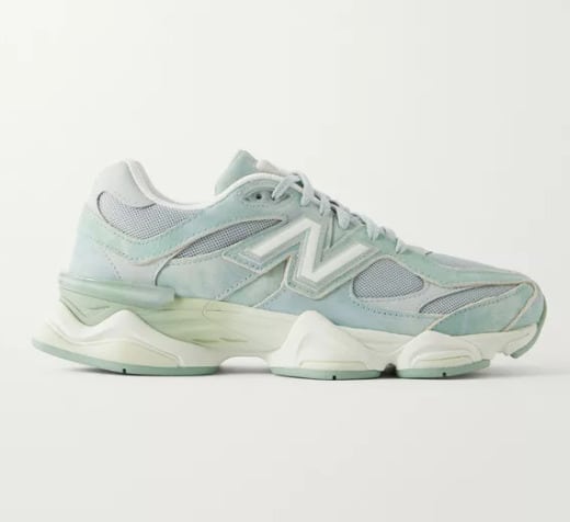 New Balance أحذية نسائية سميكة - أخضر نعناع - مشاهدة 1