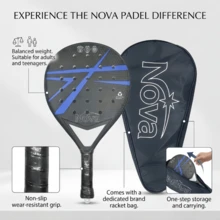 Lightweight Durable Plastic Padel Racket With EVA Core, Suitable For Outdoor Court Use - Multicolor - View 10