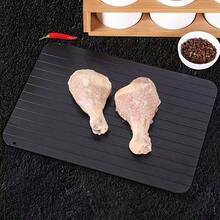 Cutting Board, Household Kitchen Cutting Board, Double-Sided Fruit And Vegetable Board, Frozen Meat Defrosting Tray. Faster And Safer Defrosting Method, Large Defrosting Tray, Defrosting Through Natural Heating. - Multicolor - View 6