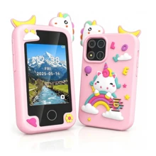 Kids Smart Phone, Touchscreen HD Dual Camera Cell Phone For Kids,2.8" Touchscreen, 20 Games, MP3, Christmas Birthday Gift For Ages 3+, Toddler Toys - Pink - View 13
