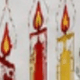 Red Christmas Candles PA
