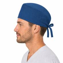 Solid Color Polyester (Polyester) Work Cap Sports All-Season Short Hair Hat Men's Adjustable Elastic Lightweight - Short Hair Cap - View 4