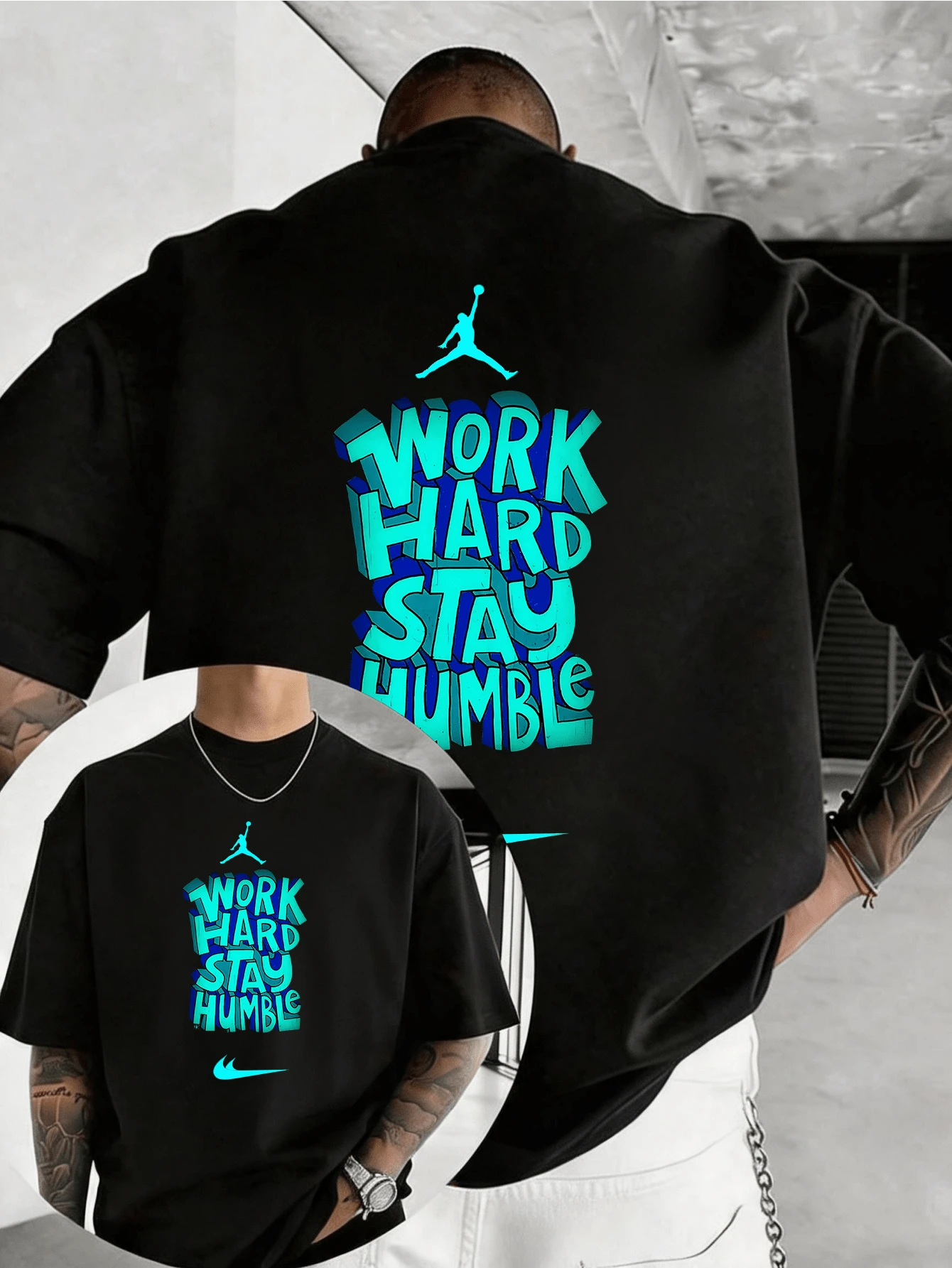 Men T-Shirts - Black - View 1