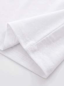 ChristmasNew Men's T-Shirt Made Of Pure Cotton With An Iced Lemonade Print, Comfortable, Casual, Soft And Breathable For Spring, A Popular Item. - White - View 4