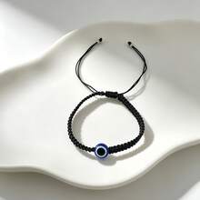 1pc Handmade Devil's Eye Bracelet, Fashion Accessory For Women, Men, Couples, And Friends - One Size Fits All - View 17