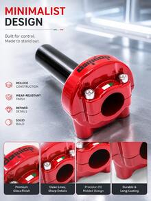 Motorcycle Throttle Grip, CNC Aluminum Alloy Quick Action Twist Throttle Assembly, Universal Accelerator Handle Replacement Part, High Performance Motorcycle Accessory, Suitable For Dirt Bike, Pit Bike, ATV, Scooter, Motocross, Endurance Racing, Street Motorcycle Gear - A - View 7