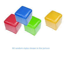 DIY Card Insert Dice, Multiple Colors, Compatible With Cards, Boy/Girl Card Recognition Game, Educational Dice Toy, 6-Sided Dice, Suitable For Classroom, Party, Home, Teaching Tool, Floor Game, Birthday-Christmas Gift, Gift, Perfect Gift - Multicolor - View 6