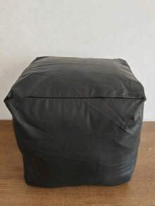 Artificial Leather Storage Bean Bag Cover, With Storage Function, Providing Convenient Space For Storing Old Clothes And Household Items. Note: This Product Only Includes The Fabric Cover, Not The Internal Filling. - Multicolor 1 - View 13