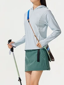 CAMEL CROWN Sun Protection Jacket, Cool & Breathable Original Yarn Outdoor Slim Fit, Quick Dry Coat - Light Blue - View 3