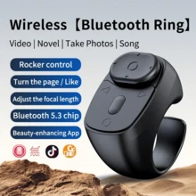 Wireless Scrolling Remote For Mainstream Social Media Platforms, Compatible With Android System, Supports Short Video Scrolling, E-Book Page Turning, Liking, Photo Zooming And Recording, Built-In 40mAh Battery, Perfect For Portable Camera Shutter And Travel Camera Shutter Remote Needs In Summer, Holidays And Other Scenarios - Multicolor - View 2