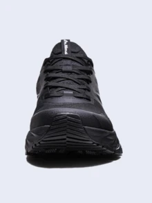 CAMEL CROWN Breathable Hiking Trekking Shoes For Spring & Autumn, Vibram Outsole Non-Slip Shock-Absorbing Trail Running Shoes - Black - View 3
