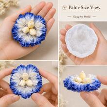 3D Poppy Flower Silicone Candle Mold, DIY Aromatherapy Candle Plaster Resin Soap Casting Mold, Handmade Craft Decoration Making Tool - A - View 3
