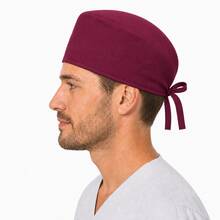Solid Color Polyester (Polyester) Work Cap Sports All-Season Short Hair Hat Men's Adjustable Elastic Lightweight - Short Hair Cap - View 6