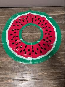 Inflatable Swim Ring, PVC Inflatable Swim Ring, Universal Arm Float, Including Green, Pink, Donut Shape, Watermelon Shape, Suitable For Summer Water Sports - Multicolor - View 12