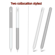Casing Pelindung Silikon yang Kompatibel dengan Apple Pencil Pro dan Apple Pencil Generasi ke-2, Mendukung Pengisian Daya Magnetik dan Fungsi Ketuk Dua Kali - MultiWarna - View 2