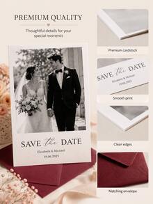 Customized Birthday Card With Personalized Photo And Envelope - Suitable For Family, Boyfriend, Girlfriend, Brother, Sister, Wife, Husband, Colleague Creative Personalized Card - Multicolor - View 3