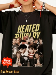 Heated Rivalry Ilya Rozanov Shane Hollander Hollanov Fan Casual Cotton Unisex Tee Bellingham - Black - View 1