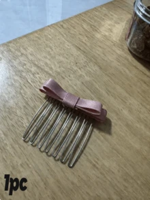 1pc/2pcs Bow Hair Clip, Bangs Clip, Elegant Hair Accessory, Side Bangs Styling Clip, Multi-Functional Comb Hair Clip, Cute Personalized Hair Accessory, Photo Prop, Suitable As Women's Gift, Holiday Gift, Back To School, Hair Accessory, Summer, Travel, Holiday, Party - Multiple - View 14