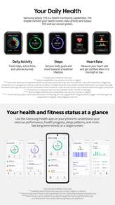 Samsung Galaxy Fit3 Smart Band Versi Internasional | Layar Besar AMOLED 1,6 Inci, Koneksi Bluetooth Sinkronisasi Notifikasi Ponsel, Pemantauan Kesehatan Sepanjang Hari, Pelacakan Aktivitas Olahraga, Desain Wearable Tahan Lama - View 12
