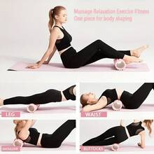 LINGPENG Roller Yoga Busa Kepadatan Tinggi, Bahan ABS dengan Kekerasan Sedang, Roller Pemulihan & Peregangan Otot Manual untuk Pilates & Latihan di Rumah - MultiWarna - View 7
