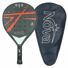 Lightweight Durable Plastic Padel Racket With EVA Core, Suitable For Outdoor Court Use - Multicolor - View 2