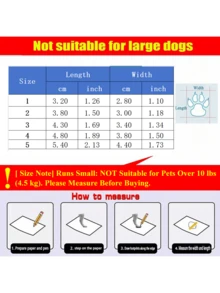 1双宠物狗鞋，透气网面防滑宠物幼犬凉鞋，宠物防滑鞋，宠物夏季凉鞋，宠物用品，拍照可爱 - 彩色 - 查看 4