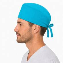 Solid Color Polyester (Polyester) Work Cap Sports All-Season Short Hair Hat Men's Adjustable Elastic Lightweight - Short Hair Cap - View 10