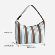 1pc Custom Embroidered Name Lunch Bag, Adjustable Strap Insulated Thermal Cooler Tote Bag, Reusable Lunch Handbag, Large Capacity Food Container Bag - Multicolor - View 4