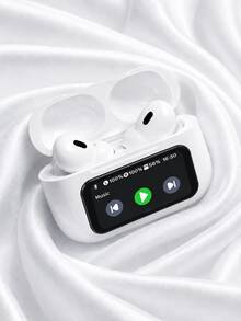 Wireless Earbuds With Smart Display And Charging Case, Portable In-Ear Bluetooth Headphones For Music, Calls, Work, Study And Travel - 查看 2