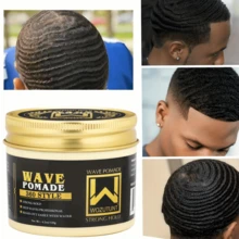 4.2oz Wave Hair Wax, Strong Hold 360 Wave Layering Styling Gel, Contains Shea Butter, Sports Wave Control Hair Wax, Deep Wave Styling Clay, 360 Wave Training Hair Cream, Smooth Frizz - Wax - View 1