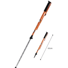 CAMEL CROWN Professional Aluminum Alloy Outdoor Children's Hiking Poles, Trekking Sticks, Telescopic Lightweight Folding Canes - Sunny Orange - View 5
