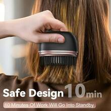 SOKANY Sisir Pelurus Rambut Portabel Nirkabel Mini, Pengaturan Suhu Tiga Kecepatan, Gigi Sisir + Cangkang Ganda Anti-Panas, Pengisian Daya Tipe-C (Baterai Kapasitas Besar 2000mAh Terintegrasi), Cocok Untuk Semua Jenis Rambut, Hadiah Sempurna Untuk Sang Dewi. - MultiWarna - View 5