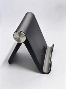 1pc Foldable Portable Phone Stand, Premium ABS Desktop Stand, Adjustable Angle Universal Stand, Multi-Angle Folding Desktop Support Stand, Compact Lightweight Pocket Size Design, Portable Travel Desktop Phone Stand Accessory, Holiday Essential, Travel Camping - Foldable Phone Stand - View 14