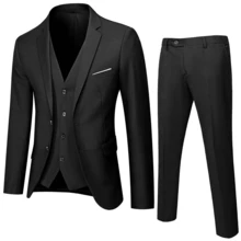 Men Suits - Siyah - Görünüm 9