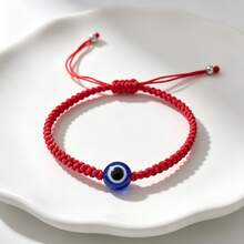 1pc Handmade Devil's Eye Bracelet, Fashion Accessory For Women, Men, Couples, And Friends - One Size Fits All - View 16