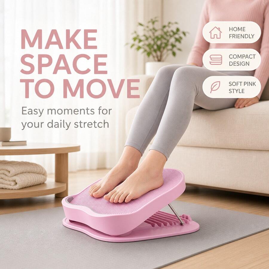 Adjustable Incline Calf Stretch Board, Anti‑Slip Standing Foot Stretcher, Fitness Equipment For Leg Ankle Muscle Relaxation - Multicolor - View 1