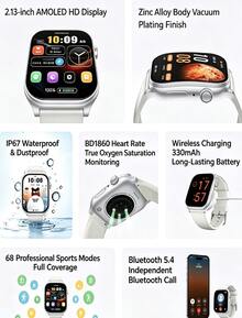 Lenovo TG260 Smart Watch Long Battery Life NFC Access Control Offline Payment Bluetooth Calling 68 Sports Modes Heart Rate Blood Oxygen Health Monitoring HD Large Screen IP67 Waterproof Dustproof Watch - View 4