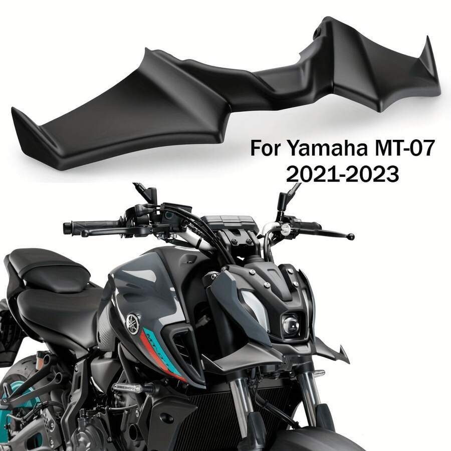 Front Spoiler Wing For MT-07 SP 2021-2023, Dedicated Plastic Aerodynamic Wing For Street Motorcycles - Motorcycle Bird Beak No. 14 - View 1