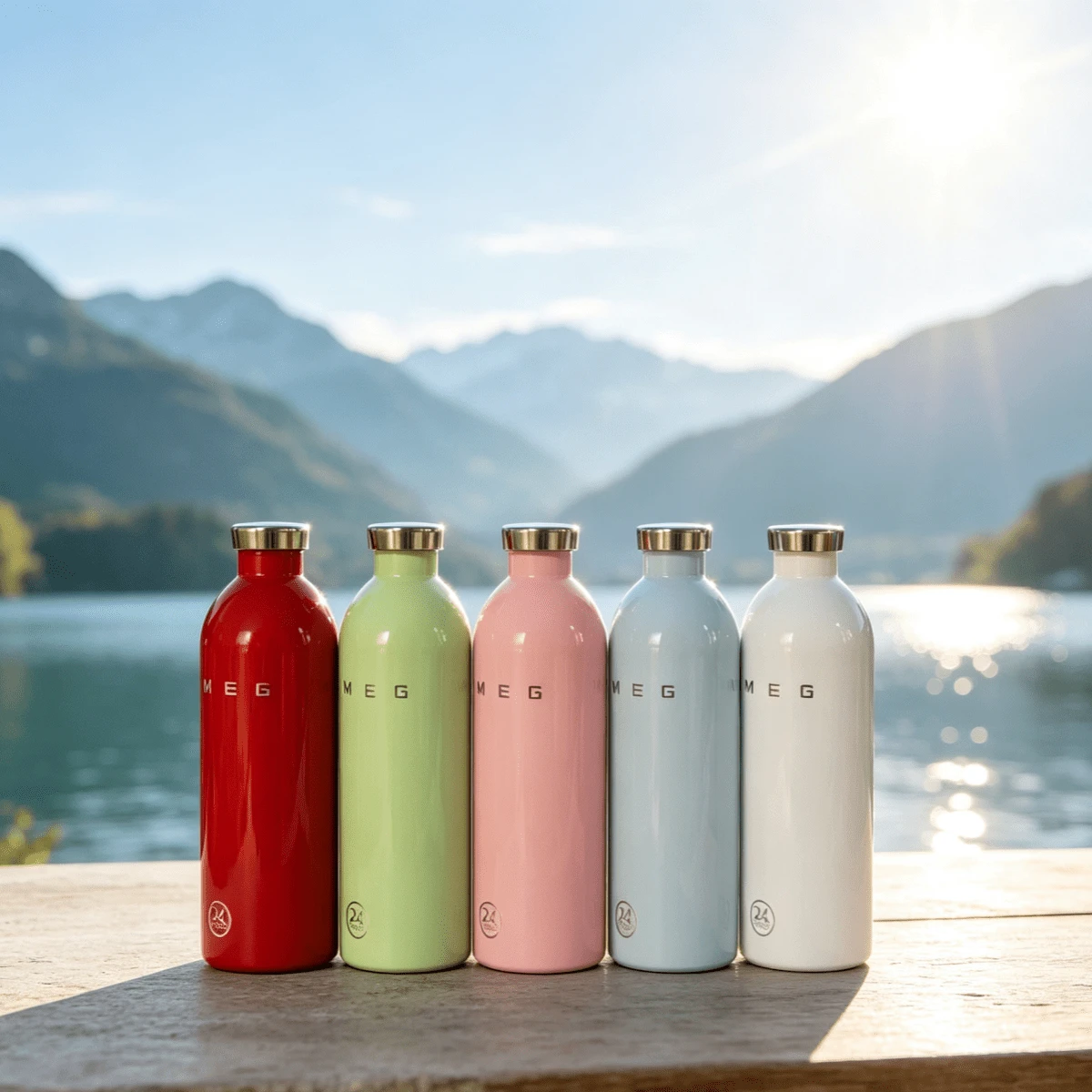 WBF02 Co-Branded Cold Water Cup Stainless Steel Long-Lasting Insulation Portable Travel Bottle - Multi-color 1000ml - View 1