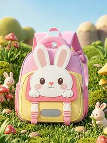 This Stylish Cartoon Bunny And Bear Backpack Is Perfect For , Traveling, Shopping, Attending Parties, And Also Makes A Great Gift For Friends - Multicolor - View 14