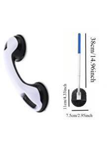 Drill-Free Suction Cup Bathroom Grab Bar, Non-Slip Shower Safety Handle, Portable Support Grip, Rental Bathroom Installation, Mobility Aid For Disabled, Bathtub Entry/Exit Support, Hotel Temporary Safety Rail - Multicolor - View 13