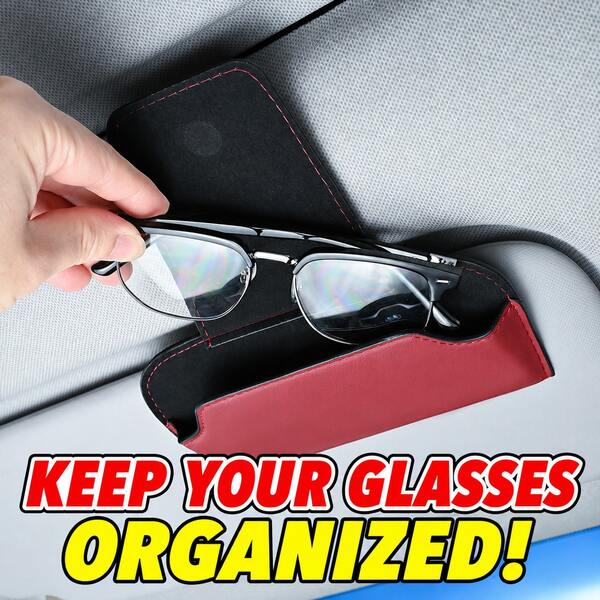 Universal Car Sun Visor Glasses Holder, Car Interior Storage Organizer