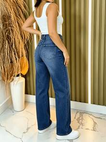 Women Jeans - 2080藍色 - 查看 5