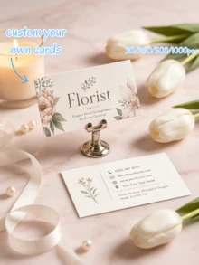 20/200/500/1000pcs Customized Double-Sided Business Cards, Personalized Business Card Printing, Customizable Your Design, Professional Printed Business Cards, Unique Brand Logo Cards, Company Brand Promotion, Corporate Events And Daily Business Use - Multicolor - View 2