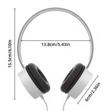 Reletech 3.5mm Plug Wired Over Ear Headset, Dual 40mm Drivers Noise Cancelling Headphones, Clear Stereo Sound Comfort Earpads For Daily Study Work - View 11