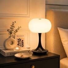 LED Touch Wireless Night Light, USB Rechargeable, Touch Sensor, Adjustable Brightness/Color Temperature, Modern Creative Mushroom Design, Portable Desk Lamp, Soft Eye-Protecting Light, Perfect For Decorating Living Room, Bedroom, Entryway, Dining Room, Ideal Gift - Desk Lamp - View 1